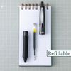 PILOT Dr. Grip FullBlack Refillable & Retractable Ballpoint Pen, Medium Point,
