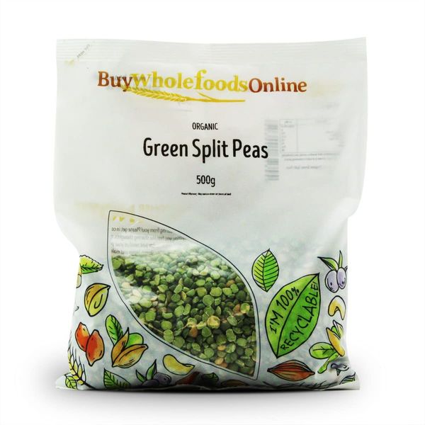 Organic Green Split Peas 500g