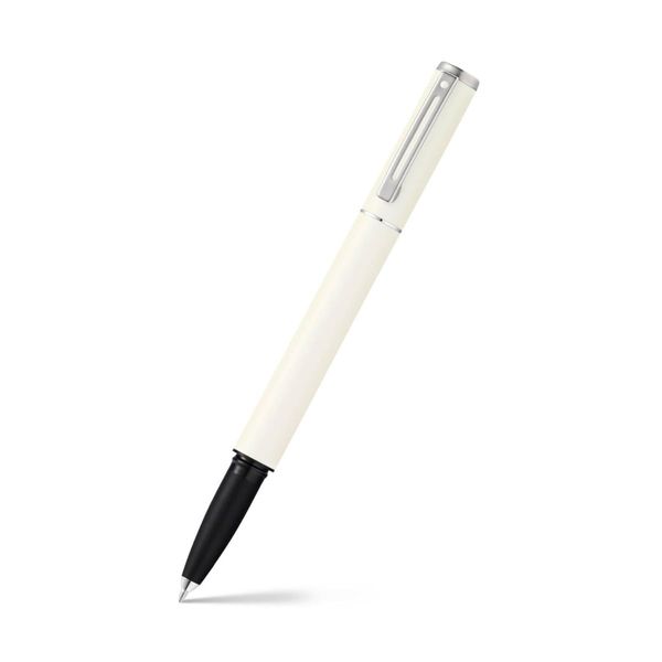 Sheaffer Pop Glossy White Gel Rollerball Pen with Chrome Trim