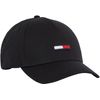Tommy Jeans Unisex Cap TJU Flag Baseball Cap, black