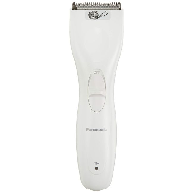Panasonic ER-GC11-W Hair Cutter, Clipper, Compact Type, Charging/AC Type, White