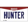Hunter Ohio State License Plate Tag Key Chain KC-10095