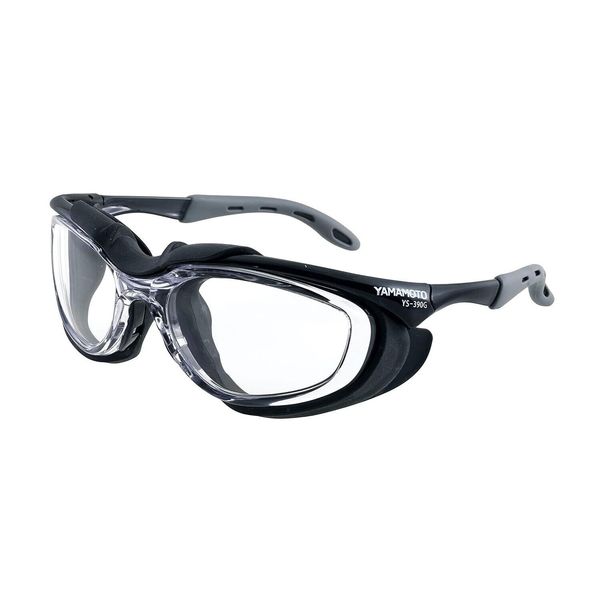 YAMAMOTO SAFETY GLASSES GASKET TYPE  YS-390G JIS PET-AF BLK