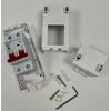 100 Amp Slimline Double Pole Meter Supply Tail Isolator, Meter Box Isolator