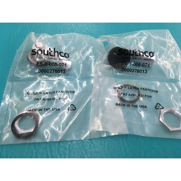 2 Southco Quad Latch Fasteners Cabinet Door Cam Lock Boat Rv Camper E5-1-005-071