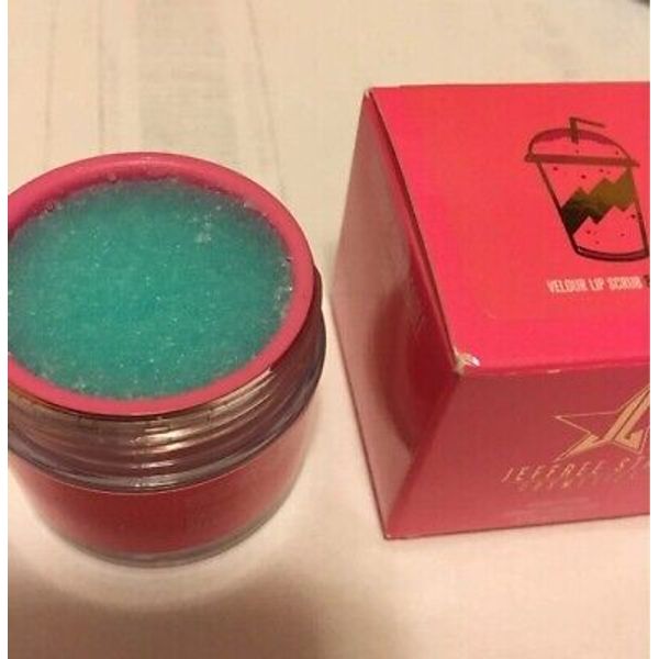 Jeffree Star Lip Scrub Blue Freeze Blue Blood Collection Pink Box New