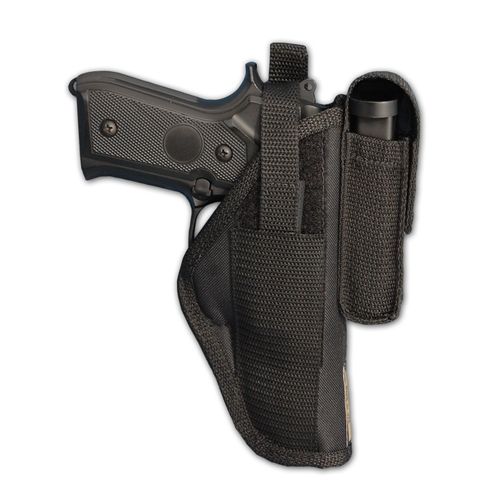 Barsony Gun OWB Belt Holster with Magazine Pouch for BROWNING HIGH-POWER right