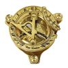 Nautical Brass Sundial Compass - 3" Solid Sun Dial With Adjustable Screw Legs - Triangle Nautical Decor