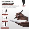 Stylus Pen Replacement Tips Nibs Titanium Alloy Fit for Kindle Scribe Basic and Premium Pens Digital Pen,Precise Control