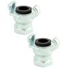 QWORK Iron Air Hose Fitting, 3/4" NPT Female Ends, Universal Fitting, 2 Pack