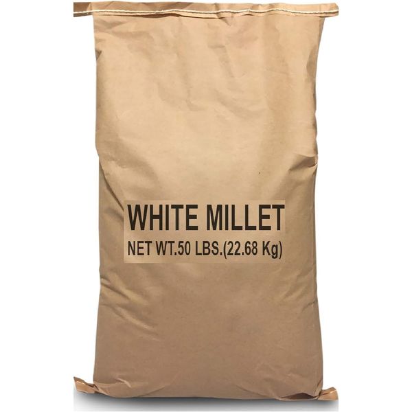 White millet birdseed, 50 pounds, other small animals will do USA