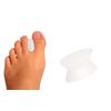 Kaps Pain Relieving, Soft & Comfortable Bunion Corrector Prevents from Overlapping Washable & Reusable Orthopedic Toe Separators, Kaps Corectus, Transparent, Medium