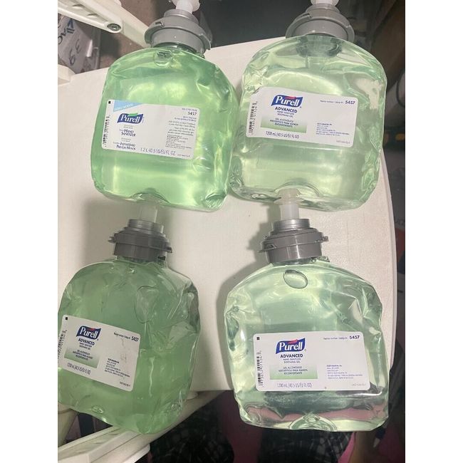 PURELL 5457-04 Refill 1200ML Advanced Gel Hand Sanitizer EXP varies Case of 4(DR