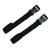 Webbing Strap with Quick Release Buckle, Pack of 2 (Black, 2 metres)