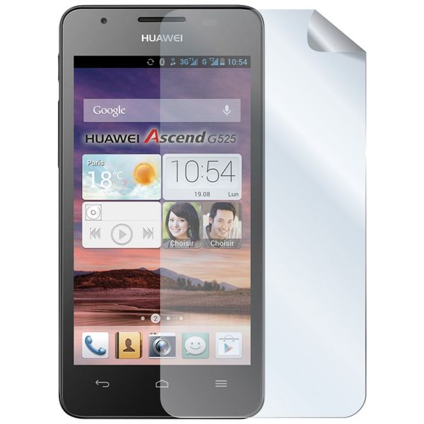 Celly Glossy Screen Protector Film for Huawei Ascend G525 (Pack of 2)