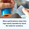 Medvance Soft Silicone Tape with Perforation for Easy Cut Size - 1" Width (1 Pack, 5 Yards)