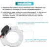 X AUTOHAUX 1244A Electronic Ignition Kit for 12 Volt Negative Ground Systems Points-to-Electronic Kit