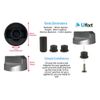 Ufixt 8 X Cooker Oven Hob Silver Control Knobs & Adaptors For Stoves New World & Belling