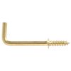 Hillman 3125 Shoulder Hooks Brass, 3/4-Inch, 25-Pack