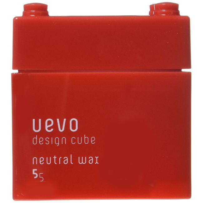 uevo design cube Neutral Wax 2.8 oz (80 g), Red, 2.8 oz (80 g) (x 80