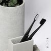 Moon Toothbrushes, Soft Bristle, White and Black Sleek Toothbrushes, 2 Pack