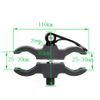 Calitte Flashlight Scope Mount Quick Release Mount for Hunting LED Light Flashlight Scope Torch Laser Scope Sight Telescope Diameter 25mm-30mm (2 Pack)