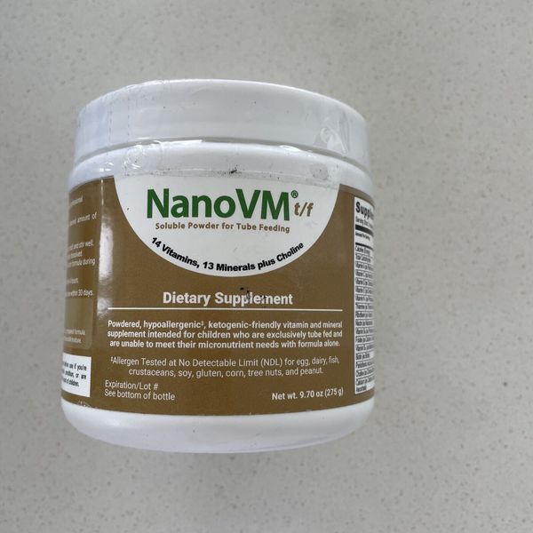 NanoVM tf Pediatric Tube Feeding Formula Unflavored 275 Gram Jar