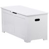 39.4'' Large Toy Box Storage Organizer Cabinet Bed End Bench with Safty Hinge