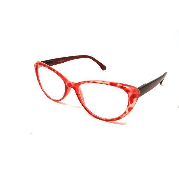 ColorViper basic cateye women reader spring hinge Reading Glasses 52m-17mm-140mm (red tortoise, 2.25)