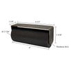 6" Sliding Gate Rubber Guide Roller Steel Mounting Bracket w/ Bearing Weldable