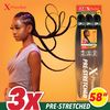 Sensationnel Braids XPRESSION 3X Pre-Stretched Braid 58" (3TPURPLE/PINK/LPINK)