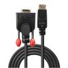 Lindy 0.5m DisplayPort to VGA Cable, Black