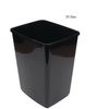 2Work Swing Bin Base Only 10 Litre Plastic Black 2W02385