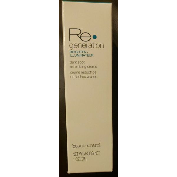 BeautiControl Regeneration Brighten illuminator Dark Spot Minimizing Creme 1oz