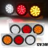 2x LED Combination Trailer Tail Lights Stop/Tail/ Indicator/Reverse Semi Truck