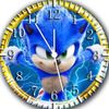 Super Sonic Wall Clock G73 Personalized option with adding name
