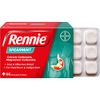 Rennie Antacids, Spearmint Flavour Heartburn Relief and Indigestion Tablets, Fast and Effective Relief for Acid Reflux, 4 Packs of 96 Tablets