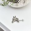 Melody Maison Silver Giraffe Drawer Knob