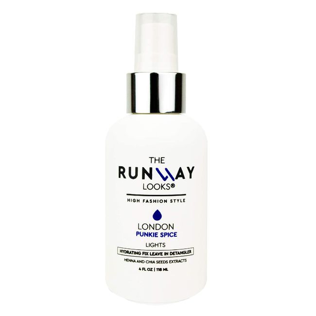 The Runway Looks Punkie Spice Hydrating Fix Leave in Detangler with Henna and Chia Seeds Extracts (4oz)