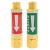 EATAKWARD 2Pcs Torch End, Oxygen Acetylene Flashback Arrestors Set, Replace for Oxygen and Acetylene