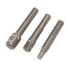 Garosa 3Pcs SDS Plus Socket Driver Set, 1/4 3/8 1/2 Socket Adapters Convert Drill into Power Socket High Occlusion Spring loaded Lock for Impact Driver