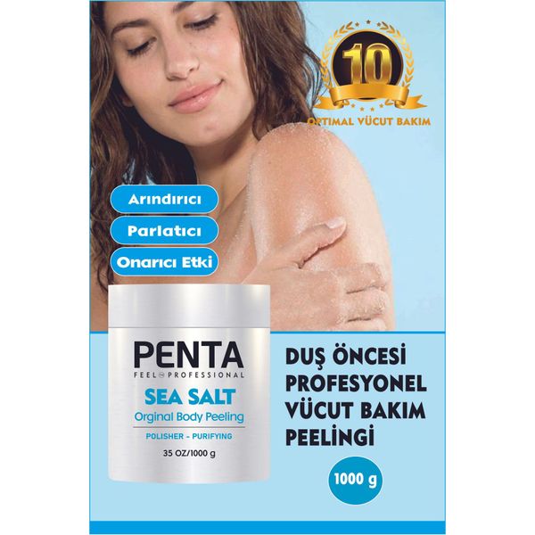 Ölü Deri Arındırıcı Temizleyici Parlatıcı Onarıcı Sea Salt Deep Peeling 1kg.