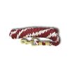 Pferdelinis Horse Lead Rope, Red, 3 Meters, Geometric Pattern