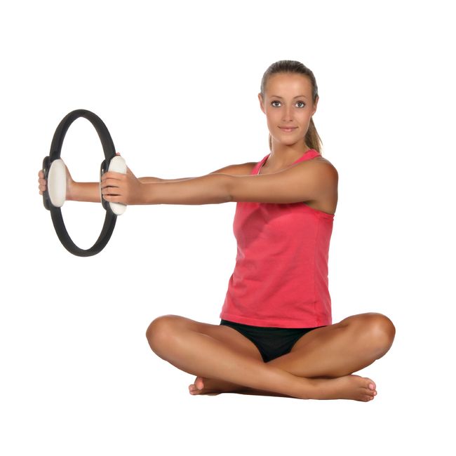 Pilates Ring Circle Yoga Ring, 12 Inch Magic Circle Pilates Ring