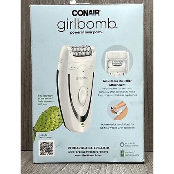 CONAIR girlbomb Epilator Ice Roller Hair Removal | BRAND NEW