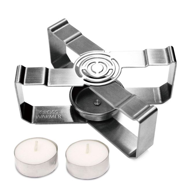 (Cross Warmer Canned Food) Canned Warmer with 2 Candles