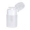 60 ML Pump Dispenser Bottle, Nail Polish Remover Cleanser Dispenser Nail Art Tool, 2 Colors Plastic Liquid Container with Flip Top Cap, Empty Travel Containers for Cosmetic Lotion Face Toner(White)