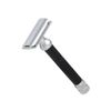 Closed Comb Safety Razor, Chrome and Graphite with Leather Case - Castiles Original