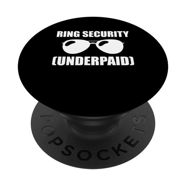 Ring Security Underpaid Best Man Junggesellenabschied PopSockets Klebender PopGrip