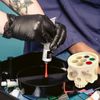 Tattoo Ink Cup Holder - Emalla Hard Resin Cap Holder Ink Caps Holder Pigment Cup Holders Pigment Cup Cap Holder Stand for Makeup Permanent Large Ink Cups